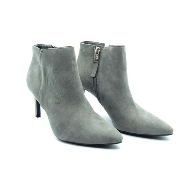 NEW Sam & Libby Suede Ankle Boots- Gray (Size 7) - Picture 2 of 6